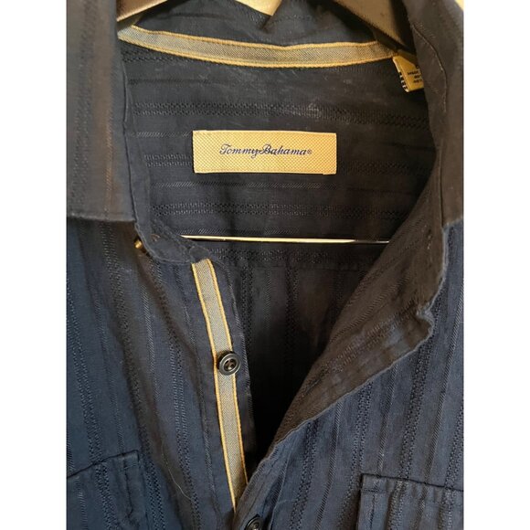 Tommy Bahama Linen Blend Button Up Shirt - Size L‎ - Picture 2 of 4
